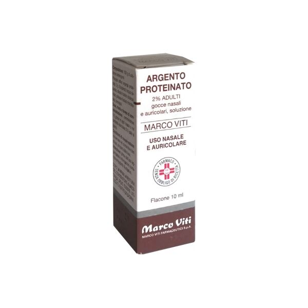 marco viti argento proteinato 2% adulti decongestionante gocce 10 ml