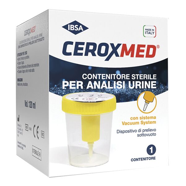 ceroxmed contenitore urina vacuum system 1 pezzo