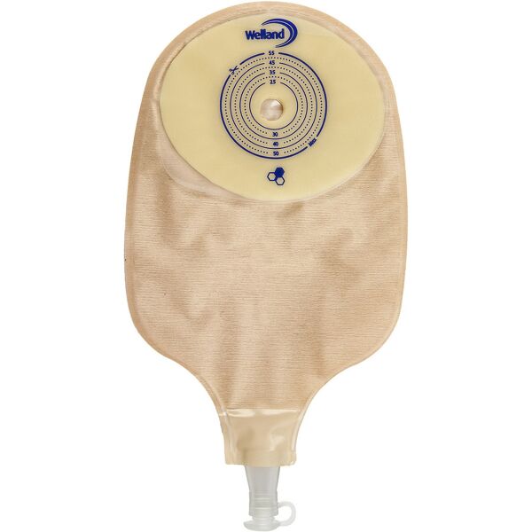 teleflex medical srl sacca per urostomia trasparente ritagliabile aurum uro con miele di manuka diametro 13-55 mm 10 pezzi