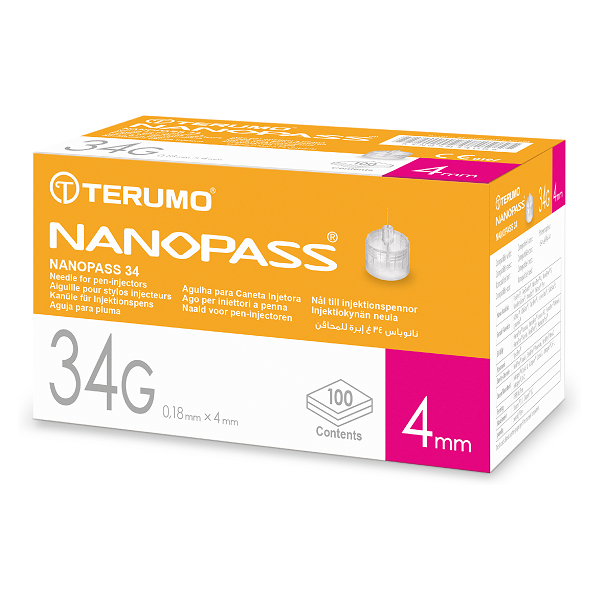 terumo italia srl ago nanopass 34g 4mm 100pz