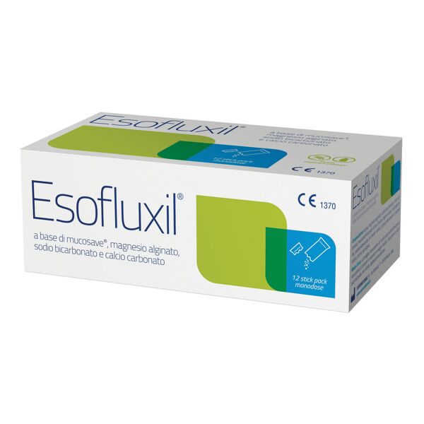 euronational srl esofluxil trattamento reflusso gastrico 12 stick pack monodose da 15 ml