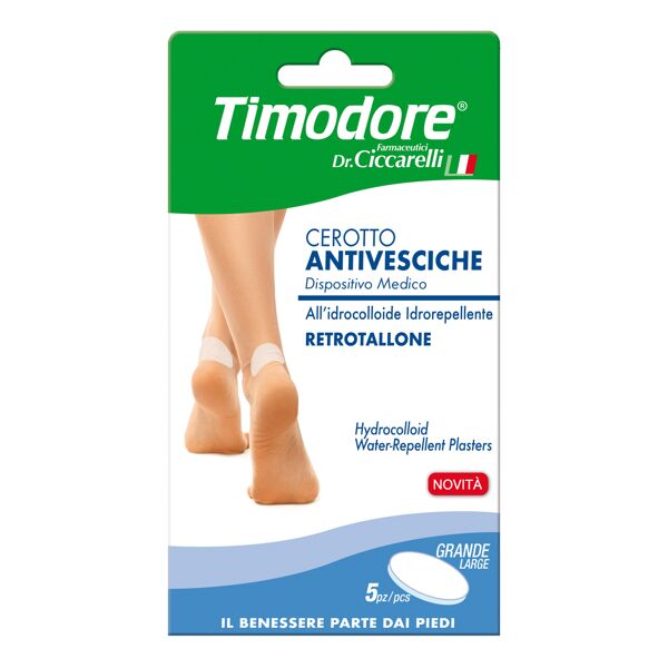 timodore cerotto antivesciche retrotallone 5 pezzi