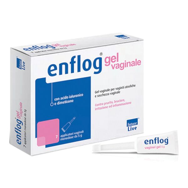 future live srl enflog gel vaginale 7 applicatori monodose da 5 g