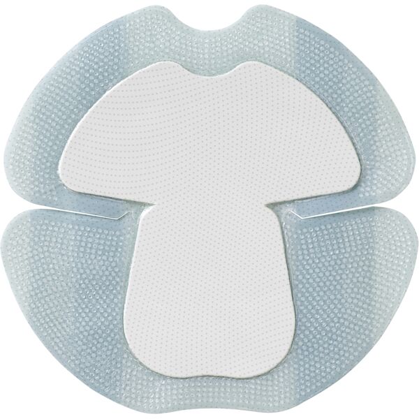 coloplast spa medicazione biatain in schiuma di poliuretano con bordo adesivo in silicone per tallone 18x18 cm 5 pezzi