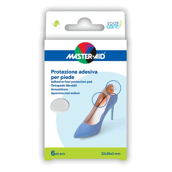 pietrasanta pharma spa master-aid foot care protezione gel adesiva 6 pezzi