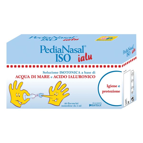 pediatrica pedianasal soluzione isotonica acido ialuronico 20 flaconcini da 5 ml