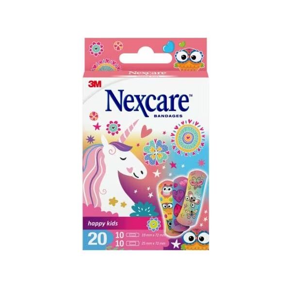 nexcare cerotto happy kids magic bambine 20 pezzi