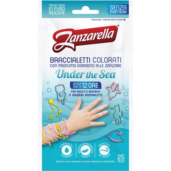 coswell spa zanzarella braccialetti under the sea 25 pezzi