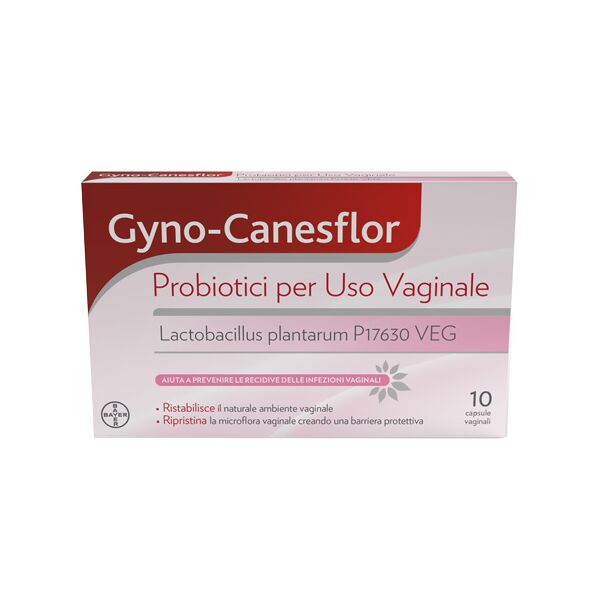 gyno canesten gyno-canesflor 10 capsule vaginali