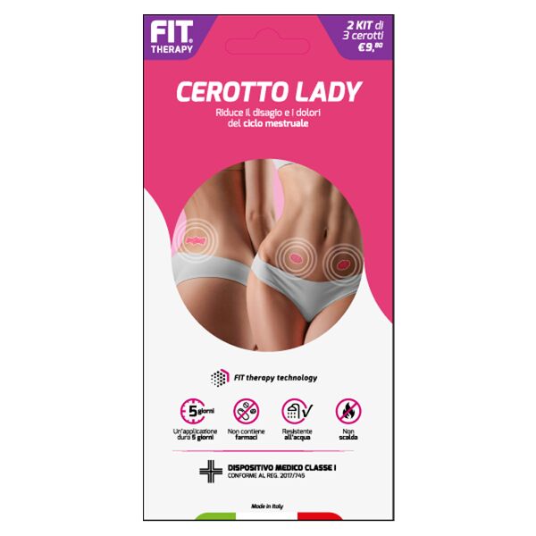 d.fenstec srl fit therapy kit cerotto lady 2 pezzi