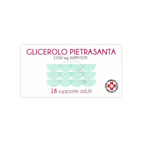 pietrasanta pharma spa glicerolo*ad 18supp 2250mg