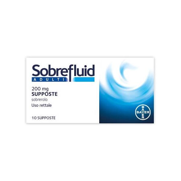 pharmaidea srl sobrefluid*ad 10supp 200mg