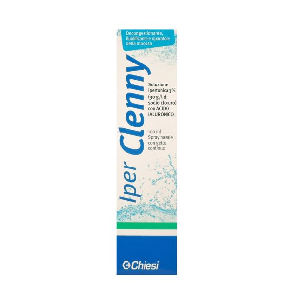 iper clenny - soluzione ipertonica al 3% spray nasale getto continuo 100 ml