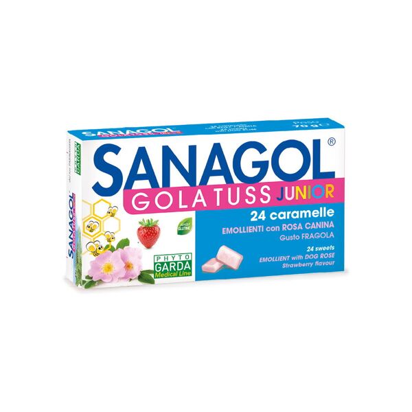 phyto garda sanagol - gola tuss junior 24 caramelle fragola