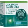 Johnson & Johnson Glicerolo Carlo Erba Bambini 2,25g soluzione rettale 6 contenitori monodose