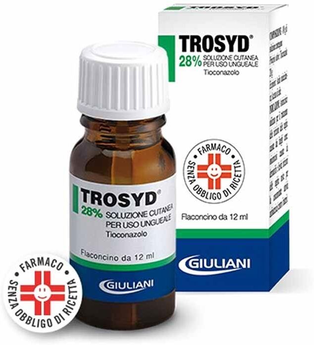 Giuliani Trosyd 28% Soluzione Cutanea per Uso Ungueale, 12ml