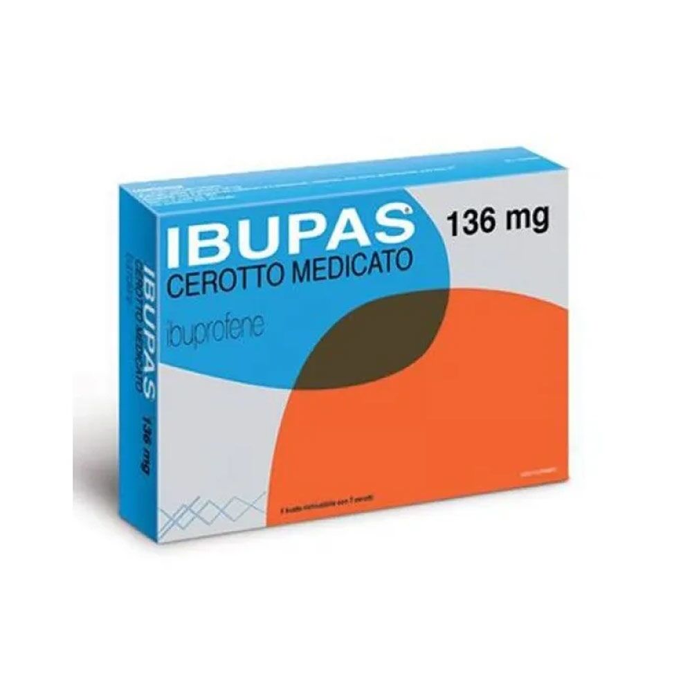 Alfasigma Ibupas Cerotto Medicato Antinfiammatorio 136mg Ibuprofene, 7 Cerotti