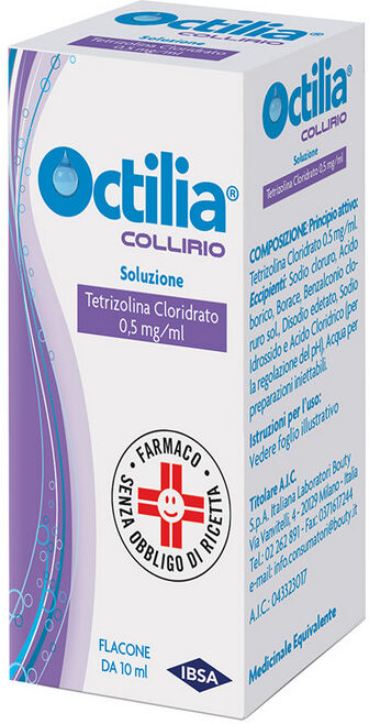 Ibsa Farmaceutici Italia Srl Octilia Collirio 10ml 0,5mg/ml