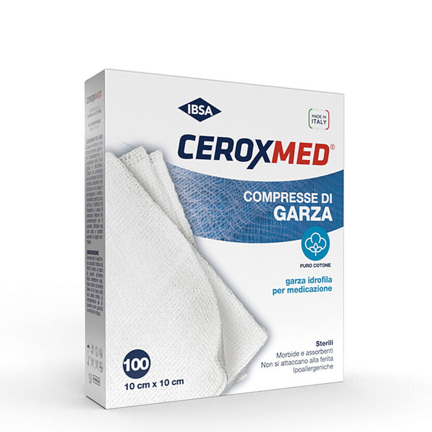 Nova Argentia Ceroxmed Compresse Garza 10 X 10 100 Pezzi