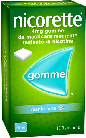 Johnson & Johnson Nicorette 105 Gomme Da Masticare Medicate 4mg Menta