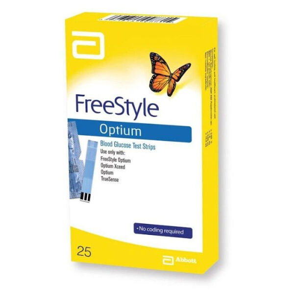 Abbott Freestyle Optium Test Strips 25