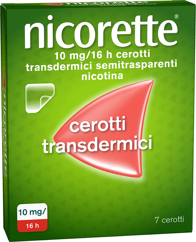 Johnson & Johnson Nicorette® 10mg/16h Cerotti Trasdermici Semitrasparenti 7 Pezzi