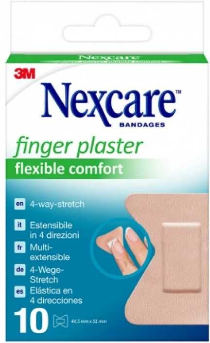 Nexcare Finger Plaster Flexible Comfort 3m 10 Cerotti 44,5x51cm