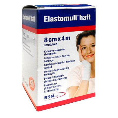 Bsn Medical Benda Elastica Autoadesiva Elastomull Haft Blu 8x400 Cm