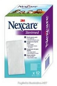 3M Compresse Di Garza Sterili Nexcare Sterimed Soft 18 X 40 Cm Multilingual 12 Pezzi