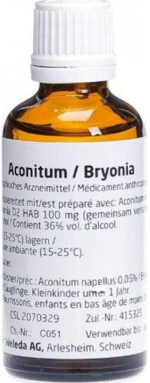 Weleda Aconitum Bryonia 20ml Gocce