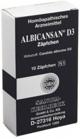 Sanum-Kehlbeck Gmbh & Co. Kg Albicansan D3 10 Supposte