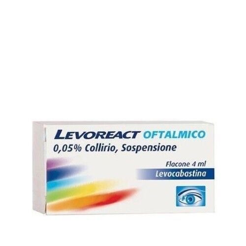 Johnson & Johnson Levoreact Oftalmico Collirio 4 Ml 0,5 Mg