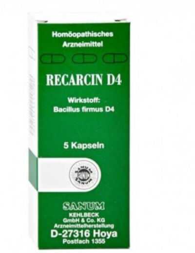 Sanum-Kehlbeck Gmbh & Co. Kg Recarcin D4 5 Capsule