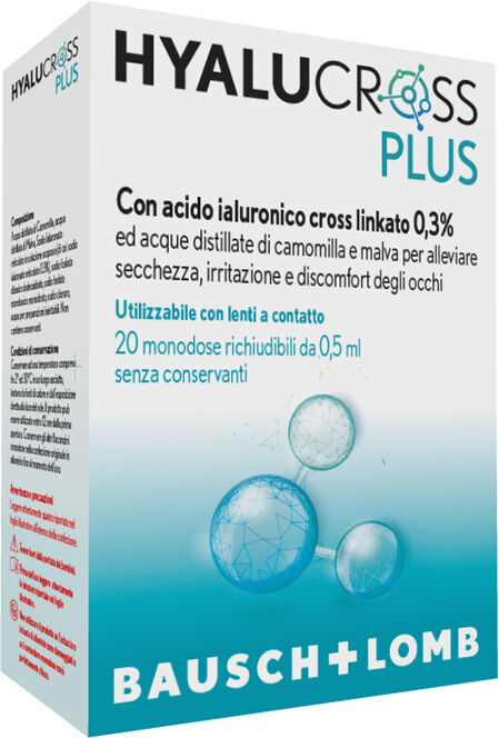 Bausch & Lomb Hyalucross Plus 20 Flaconcini