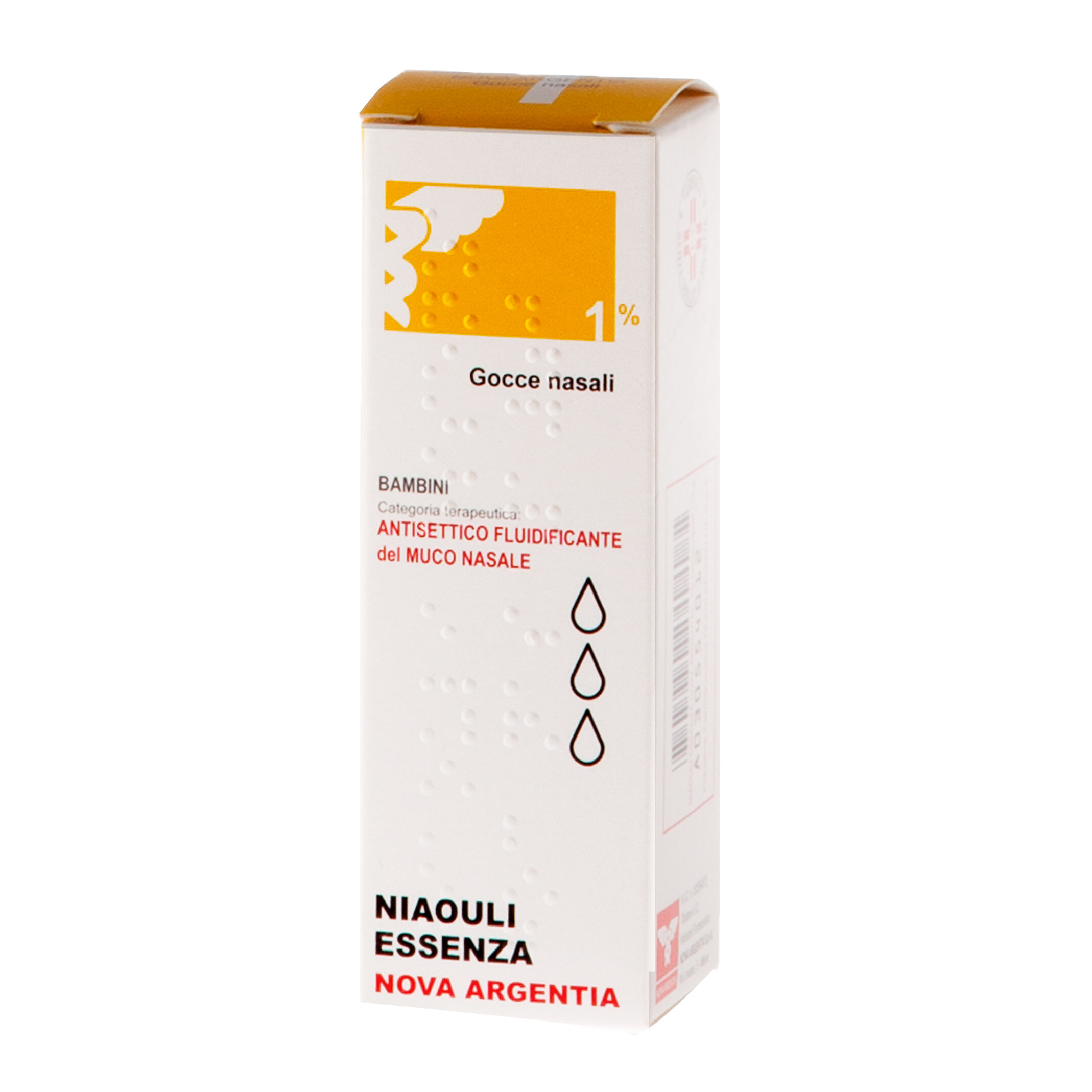 Nova Argentia Niaouli Essenza 1% Gocce Nasali 10g