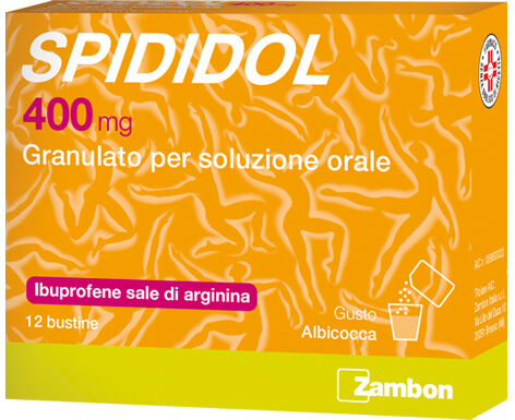 Zambon Spididol 400mg 12 Bustine Gusto Albicocca