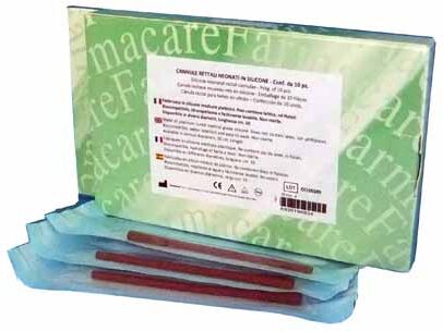 Farmacare Srl Cannula Rett Neon Sil 4mm Farmac