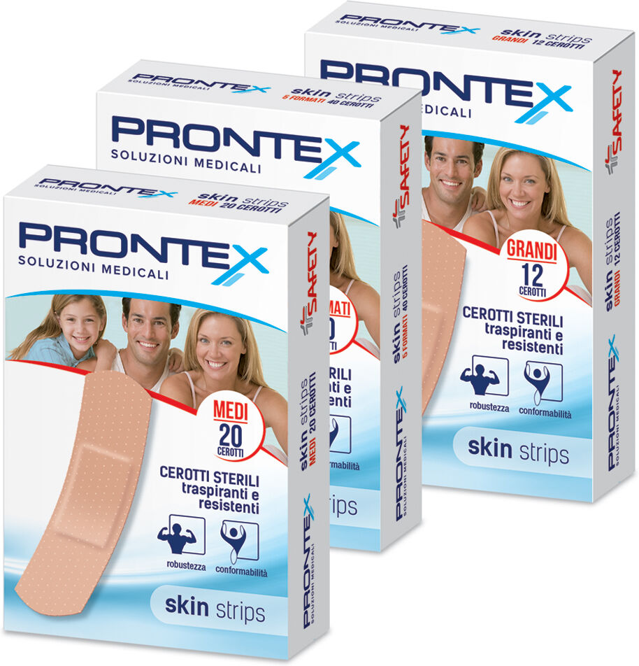 Safety Prontex Skin Strips Grande12pz