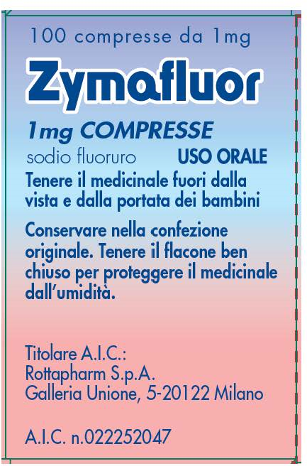 Rottapharm Spa Zymafluor*100cpr 1mg