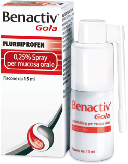 Reckitt Benckiser H.(It.) Spa Benactiv Gola*spray 15ml 0,25%