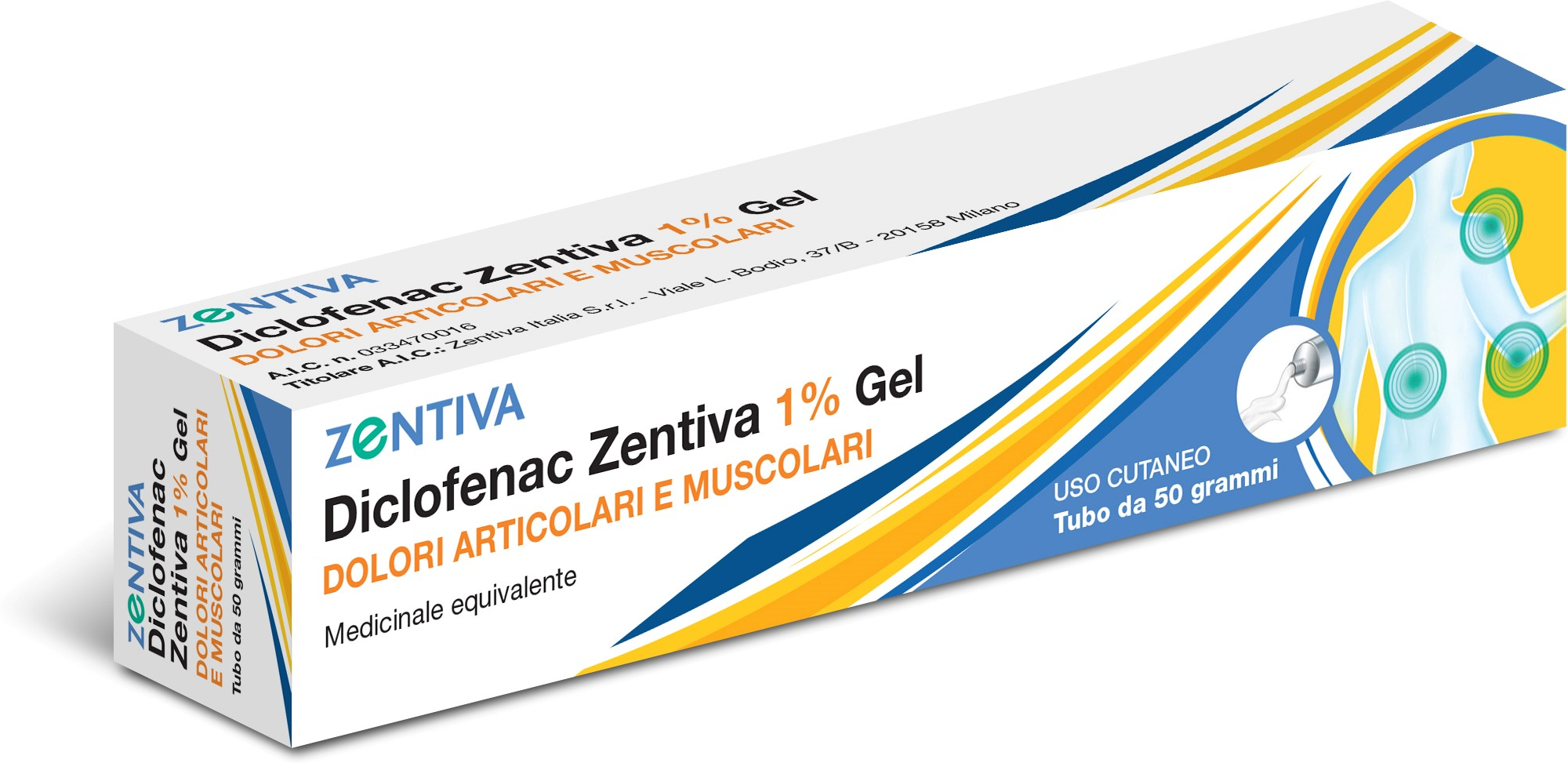 Zentiva Italia Srl Diclofenac Zentiva*gel 50g 1%