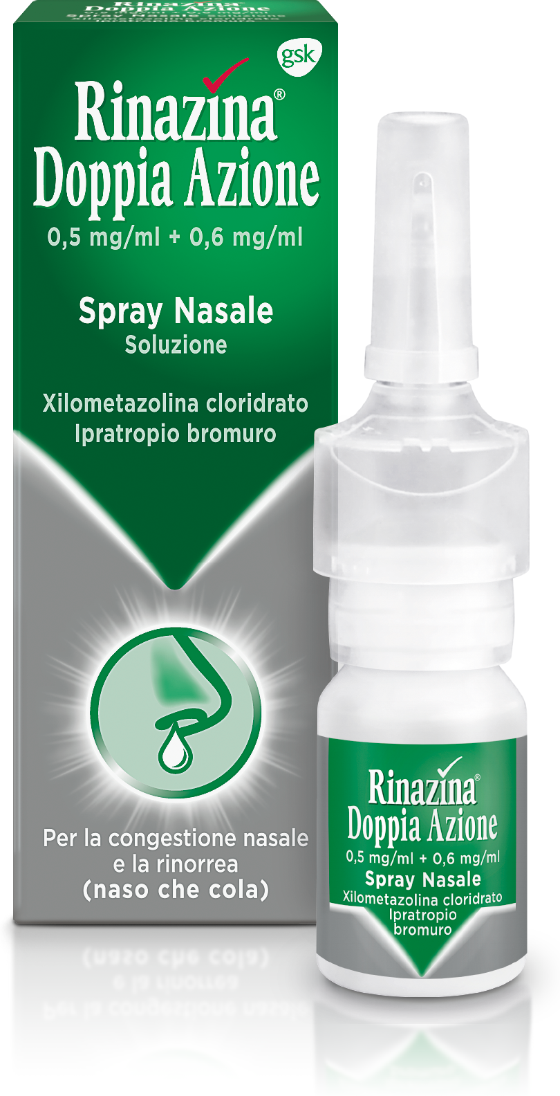 Glaxosmithkline C.Health.Spa Rinazina Doppia Az*10ml5mg+6mg