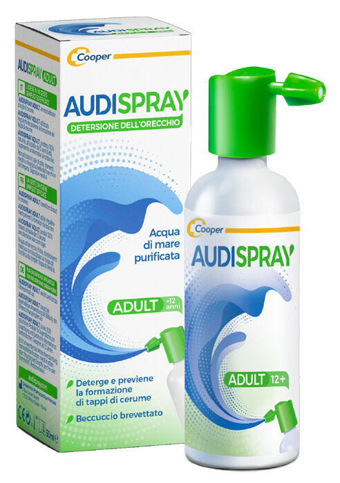 Diepharmex Sa Audispray Adult Soluzione Di Acqua Di Mare Ipertonica Spray Senza Gas Detersione Orecchio 50ml