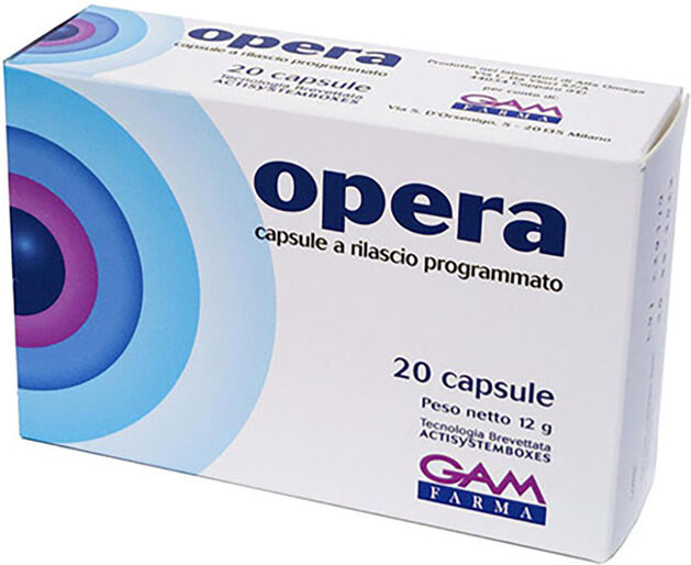 Gam Farma Srl Opera 20 Capsule