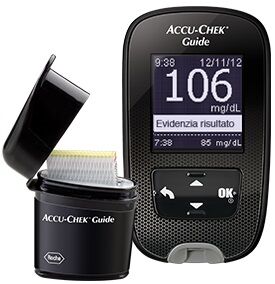 Roche Diabetes Care Italy Spa Kit Glucometro Accu-Chek Guide Mg/dl + Pungidito Fastclix