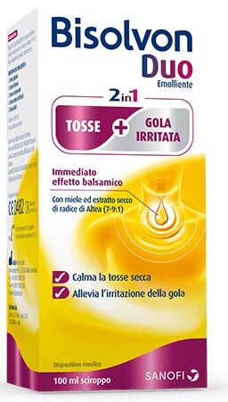 Sanofi Spa Bisolvon Duo Sciroppo Emolliente 100 Ml