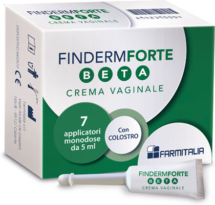 Farmitalia Srl Finderm Forte Beta Crema Vaginale 7 Applicatori Monouso 5 G