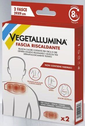 Pietrasanta Pharma Spa Vegetallumina Fascia Riscaldante 2 Pezzi