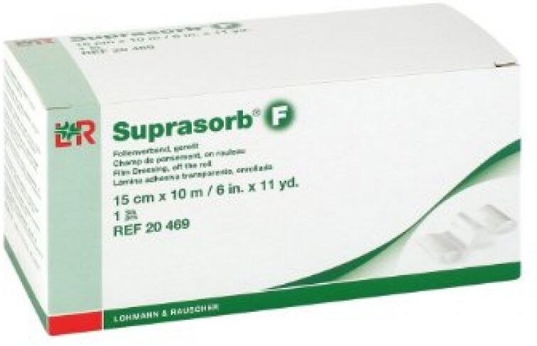 Lohmann & Rauscher LR Suprasorb F Bendaggio Trasparente Per Fissaggio Medicazione 10 cm x 10 m