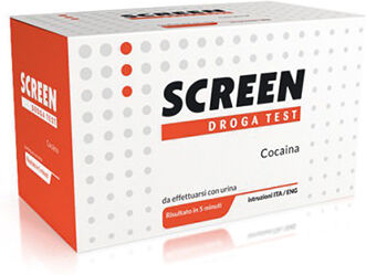 screen italia screen droga test cocaina con contenitore urina